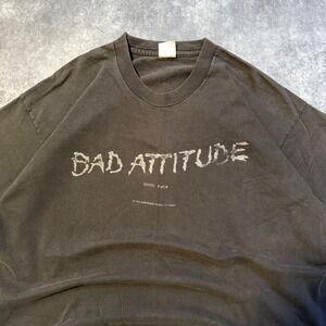 Vintage 1994 Bad Attitude Good F*ck Funny Vulgar T Shirt XL Single Stitch 90s